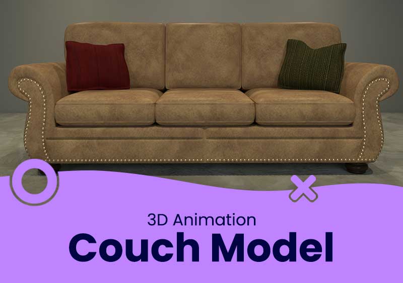 Couch Model – 3D Animation